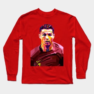 Cristiano Ronaldo Portugal WPAP Long Sleeve T-Shirt